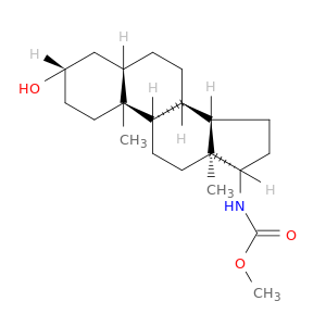 Carbamic acid, [(3b,5a,17a)-3-hydroxyandrostan-17-yl]-, methyl ester (9CI)