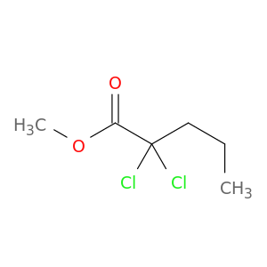 Pentanoic acid, 2,2-dichloro-, methyl ester