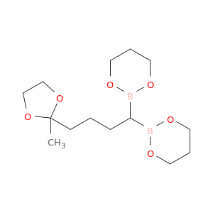 1,3,2-Dioxaborinane, 2,2'-[4-(2-methyl-1,3-dioxolan-2-yl)butylidene]bis-
