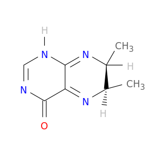 4(1H)-Pteridinone,6,7-dihydro-6,7-dimethyl-, (6R-cis)- (9CI)