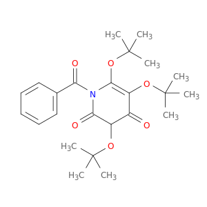2,4(1H,3H)-Pyridinedione, 1-benzoyl-3,5,6-tris(1,1-dimethylethoxy)-