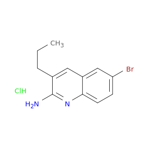 2-Amino-6-bromo-3-propylquinoline hydrochloride