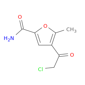 4-(2-chloroacetyl)-5-methylfuran-2-carboxamide