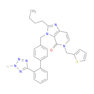 4H-Imidazo[4,5-c]pyridin-4-one,2-butyl-3,5-dihydro-3-[[2'-(2H-tetrazol-5-yl)[1,1'-biphenyl]-4-yl]methyl]-5-(2-thienylmethyl)-
