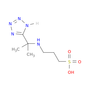 1-Propanesulfonic acid, 3-[[1-methyl-1-(1H-tetrazol-5-yl)ethyl]amino]-