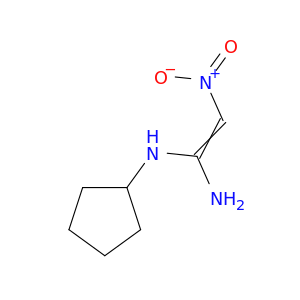 1,1-Ethenediamine, N-cyclopentyl-2-nitro-