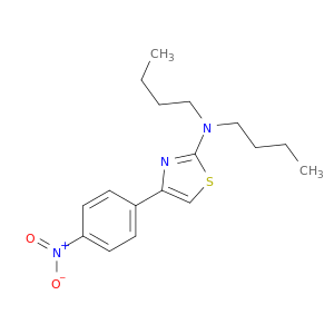 2-Thiazolamine, N,N-dibutyl-4-(4-nitrophenyl)-