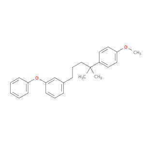 Benzene, 1-[4-(4-methoxyphenyl)-4-methylpentyl]-3-phenoxy-