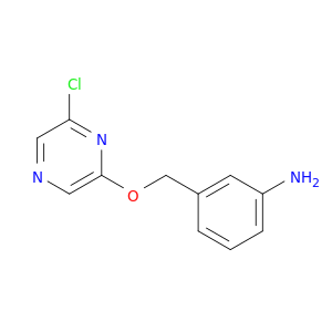 Benzenamine, 3-[[(6-chloropyrazinyl)oxy]methyl]-