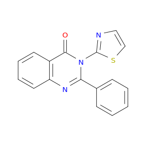 2-PHENYL-3-(1,3-THIAZOL-2-YL)-4(3H)-QUINAZOLINONE