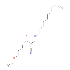 2-Propenoic acid, 2-cyano-3-(decylamino)-, 3-ethoxypropyl ester