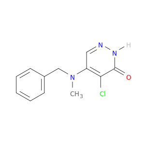 3(2H)-Pyridazinone, 4-chloro-5-[methyl(phenylmethyl)amino]-