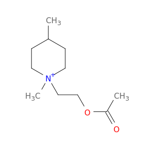 Piperidinium, 1-[2-(acetyloxy)ethyl]-1,4-dimethyl-