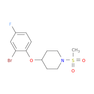哌啶,4-(2-溴-4-氟苯砜)-1-(甲基磺酰基)-