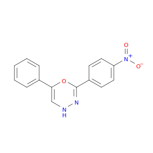 4H-1,3,4-Oxadiazine, 2-(4-nitrophenyl)-6-phenyl-