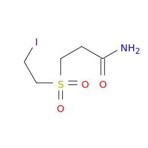 Propanamide, 3-[(2-iodoethyl)sulfonyl]-