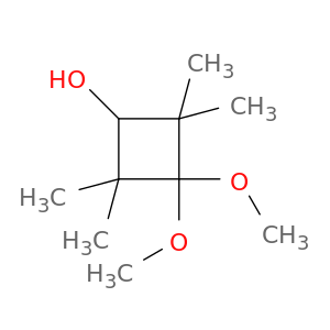 3,3-dimethoxy-2,2,4,4-tetramethylcyclobutan-1-ol