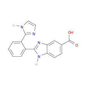 1H-Benzimidazole-5-carboxylic acid, 2-[2-(1H-imidazol-2-yl)phenyl]-