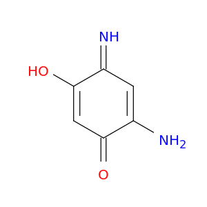 2,5-Cyclohexadien-1-one, 2-amino-5-hydroxy-4-imino-