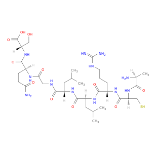 L-Serine, L-alanyl-L-cysteinyl-L-arginyl-L-leucyl-L-leucylglycyl-L-glutaminyl-