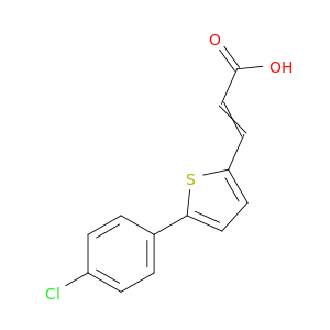 3-[5-(4-Chlorophenyl)thiophen-2-yl]prop-2-enoic Acid