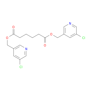 bis[(5-chloropyridin-3-yl)methyl] hexanedioate