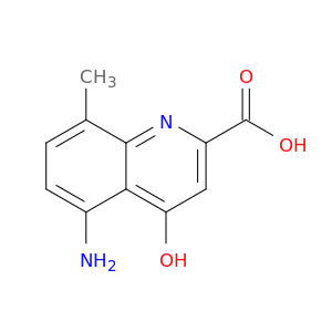 2-Quinolinecarboxylic acid, 5-amino-4-hydroxy-8-methyl-