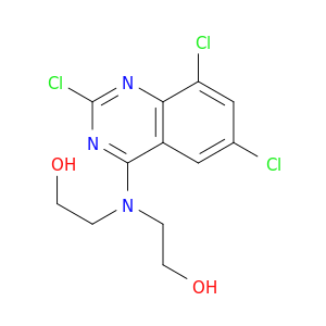 Ethanol, 2,2'-[(2,6,8-trichloro-4-quinazolinyl)imino]bis-
