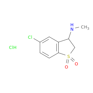 5-氯-3-(甲基胺)-2,3-二氢-1Λ6-苯并噻吩-1,1-二酮盐酸盐