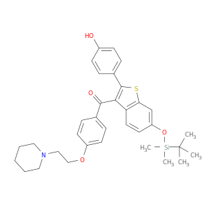 6-tert-Butyldimethylsilyl-4'-hydroxy Raloxifene