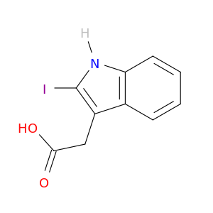1H-Indole-3-acetic acid, 2-iodo-