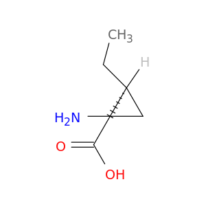 Cyclopropanecarboxylicacid, 1-amino-2-ethyl-, (2S)-