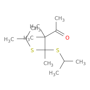 3,3-二甲基-4,4-双[(1-甲乙基)硫酮]-2-戊酮