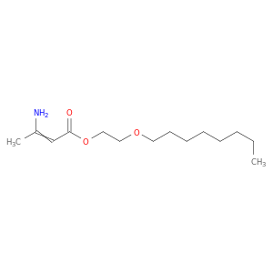 2-Butenoic acid, 3-amino-, 2-(octyloxy)ethyl ester