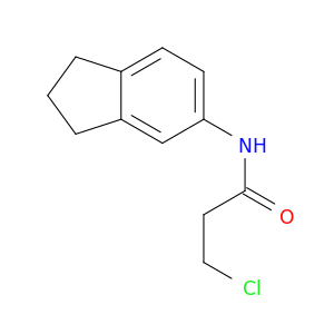 3-Chloro-N-(2,3-dihydro-1H-inden-5-yl)propanamide