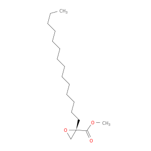Oxiranecarboxylic acid, 2-tetradecyl-, methyl ester, (S)-