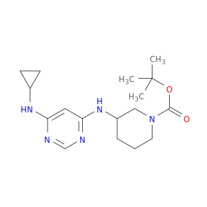 3-(6-环丙基氨基-嘧啶-4-基氨基)-哌啶-1-羧酸叔丁基酯