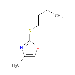 Oxazole, 2-(butylthio)-4-methyl-