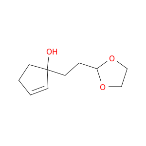 2-Cyclopenten-1-ol, 1-[2-(1,3-dioxolan-2-yl)ethyl]-