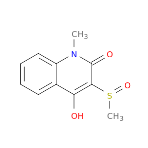 4-Hydroxy-1-methyl-3-(methylsulfinyl)-2(1H)-quinolinone