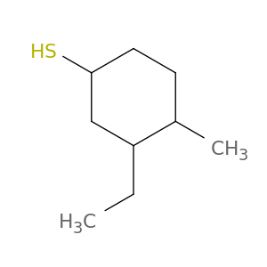 Cyclohexanethiol, 3-ethyl-4-methyl-