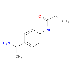 N-[4-(1-aminoethyl)phenyl]propanamide