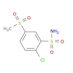 Benzenesulfonamide,2-chloro-5-(methylsulfonyl)-