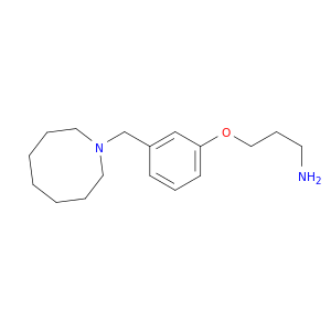 1-Propanamine, 3-[3-[(hexahydro-1(2H)-azocinyl)methyl]phenoxy]-