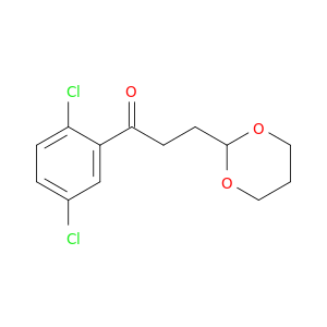 2',5'-DICHLORO-3-(1,3-DIOXAN-2-YL)PROPIOPHENONE