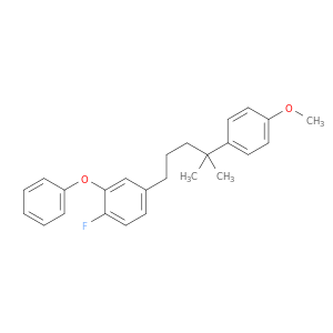 Benzene, 1-fluoro-4-[4-(4-methoxyphenyl)-4-methylpentyl]-2-phenoxy-