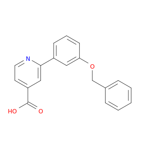 2-(3-Benzyloxyphenyl)isonicotinic acid