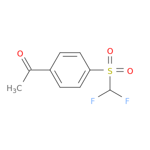 1-(4-Difluoromethanesulfonylphenyl)ethan-1-one
