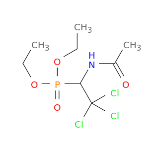 Phosphonic acid, [1-(acetylamino)-2,2,2-trichloroethyl]-, diethyl ester