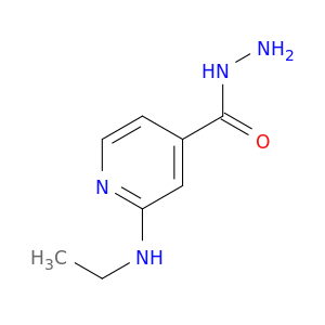 4-Pyridinecarboxylicacid, 2-(ethylamino)-, hydrazide